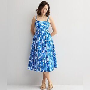 Blue Patterned Women's Dress Size Small by Nine West.